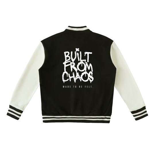 SAUCI Built from Chaos Varsity Jacket