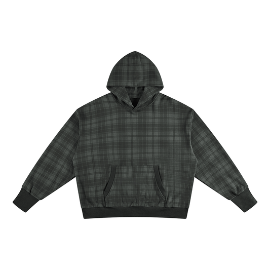 SAUCI Off Grid Plaid Oversized Hoodie