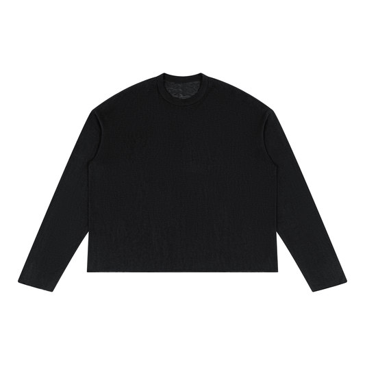 SAUCI Unbound Raw-Edge Long Sleeve Tee